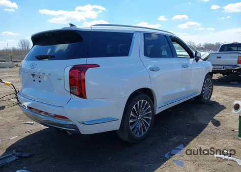 2024 Hyundai Palisade Calligraphy from USA, damaged, VIN KM8R7DGE1RU760287